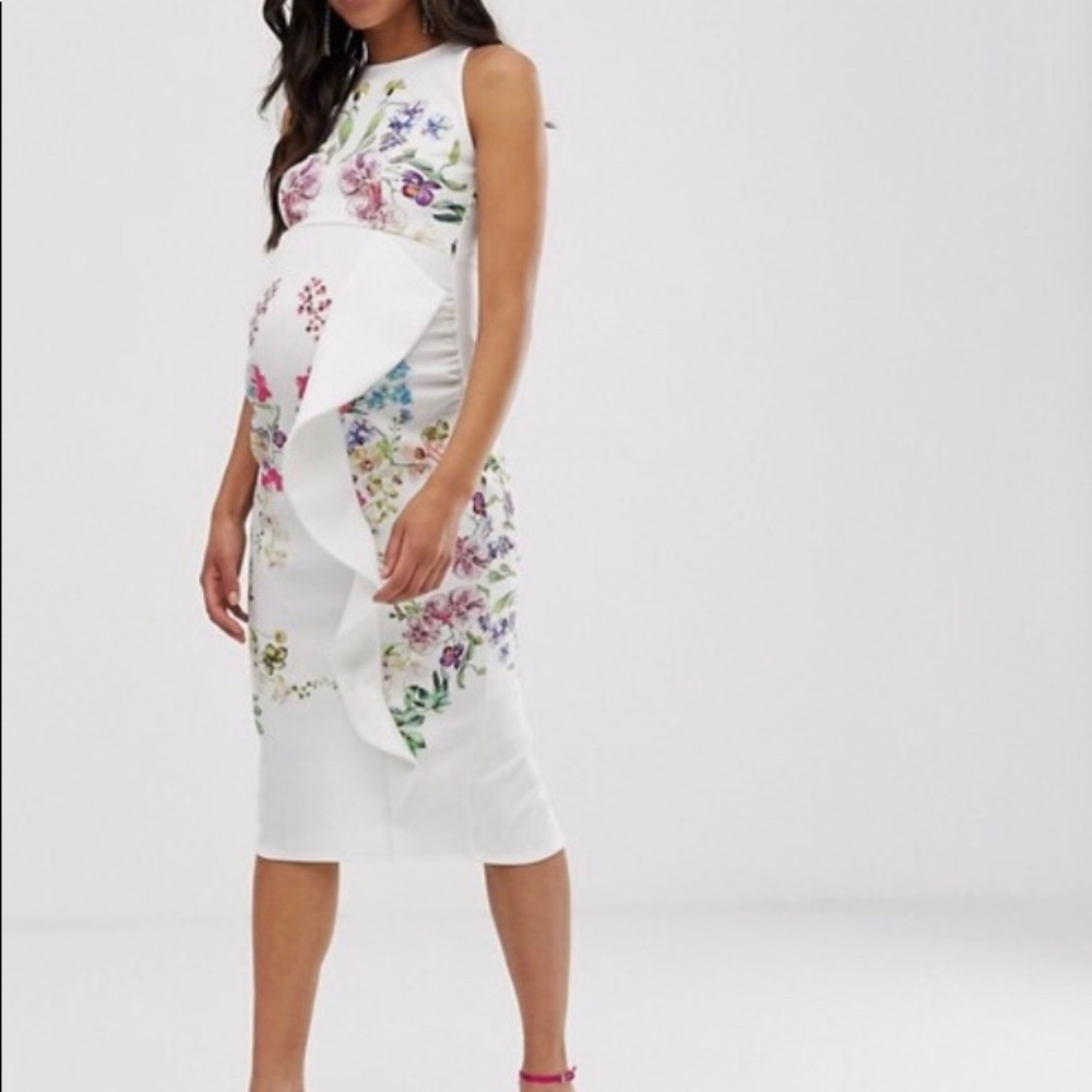 ASOS Maternity /True Violet Scuba Bodycon Dress